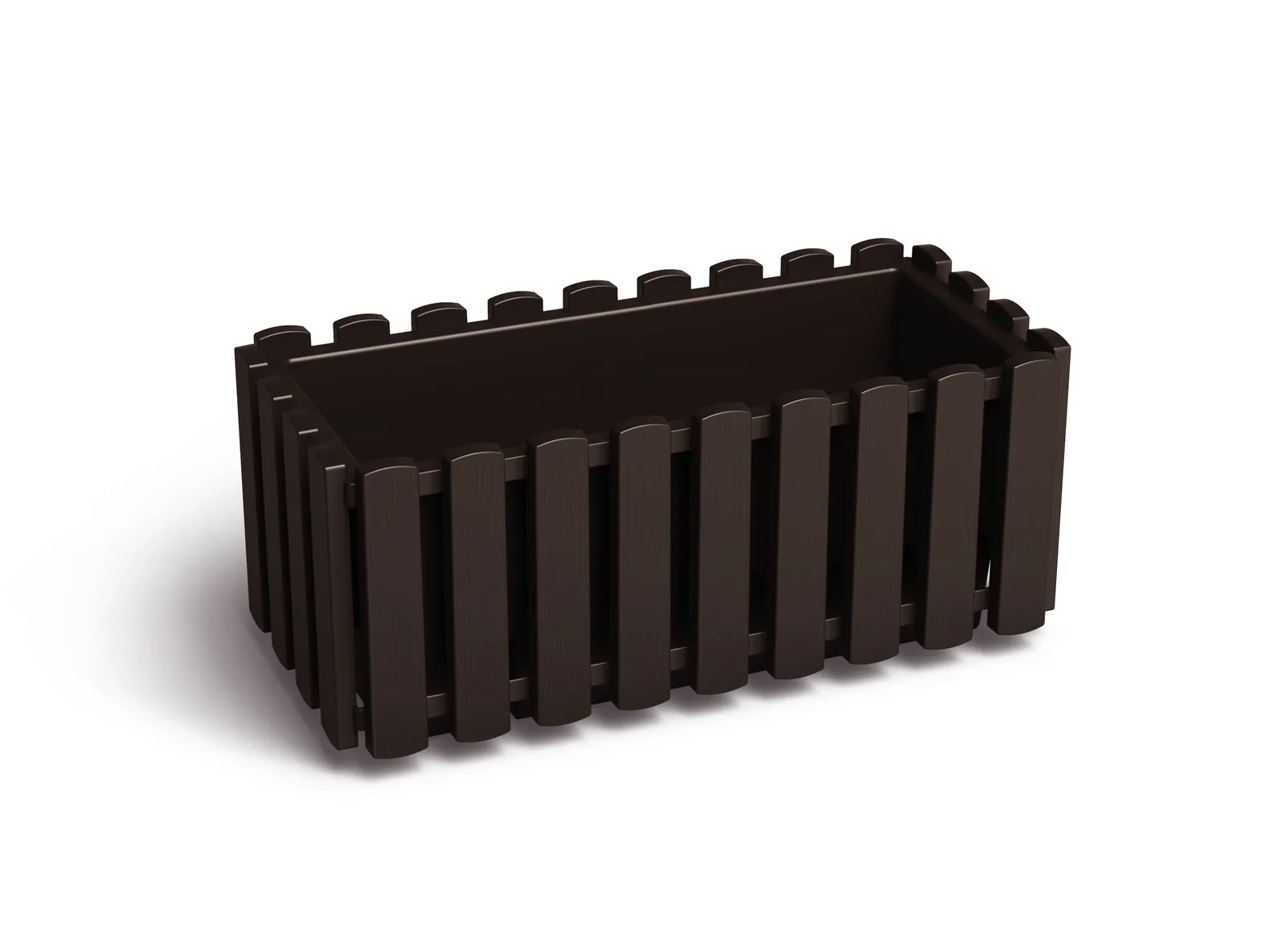Balkongkasse DDEF400 Boardee Fencycase – brun — hovedbilde