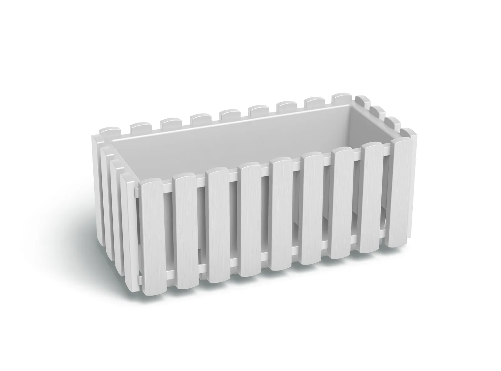 Balkongkasse DDEF400 Boardee Fencycase – hvit — hovedbilde
