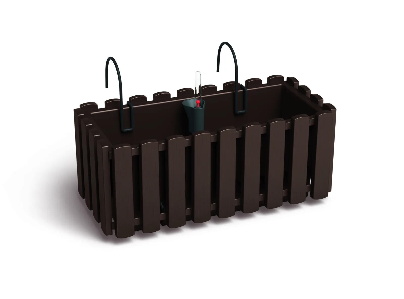 Balkongkasse DDEF400W Boardee Fencycase W – brun — hovedbilde