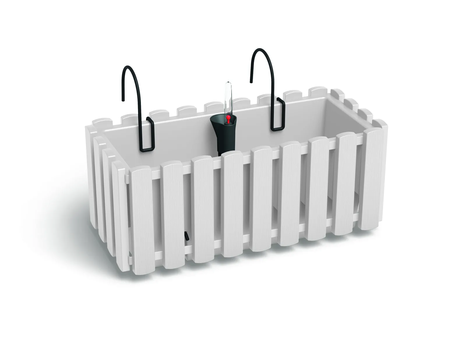 Balkongkasse DDEF400W Boardee Fencycase W – hvit — hovedbilde