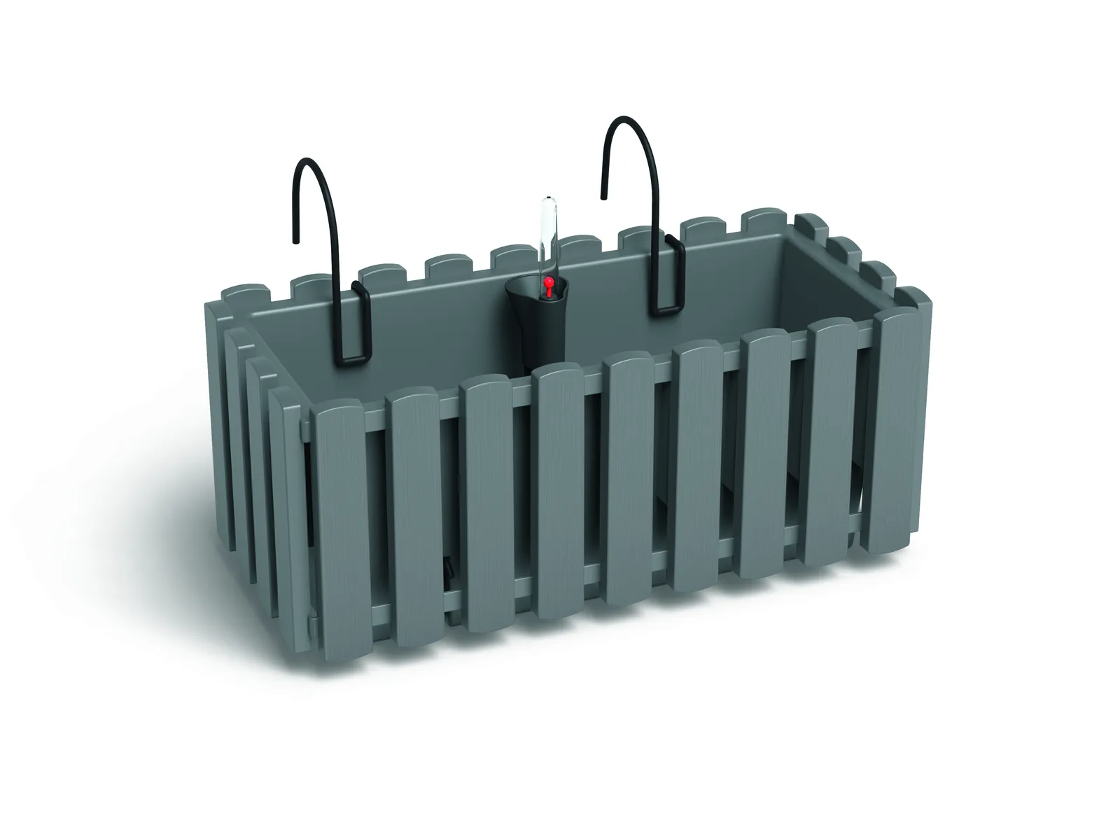 Balkongkasse DDEF400W Boardee Fencycase W – steingrå — hovedbilde