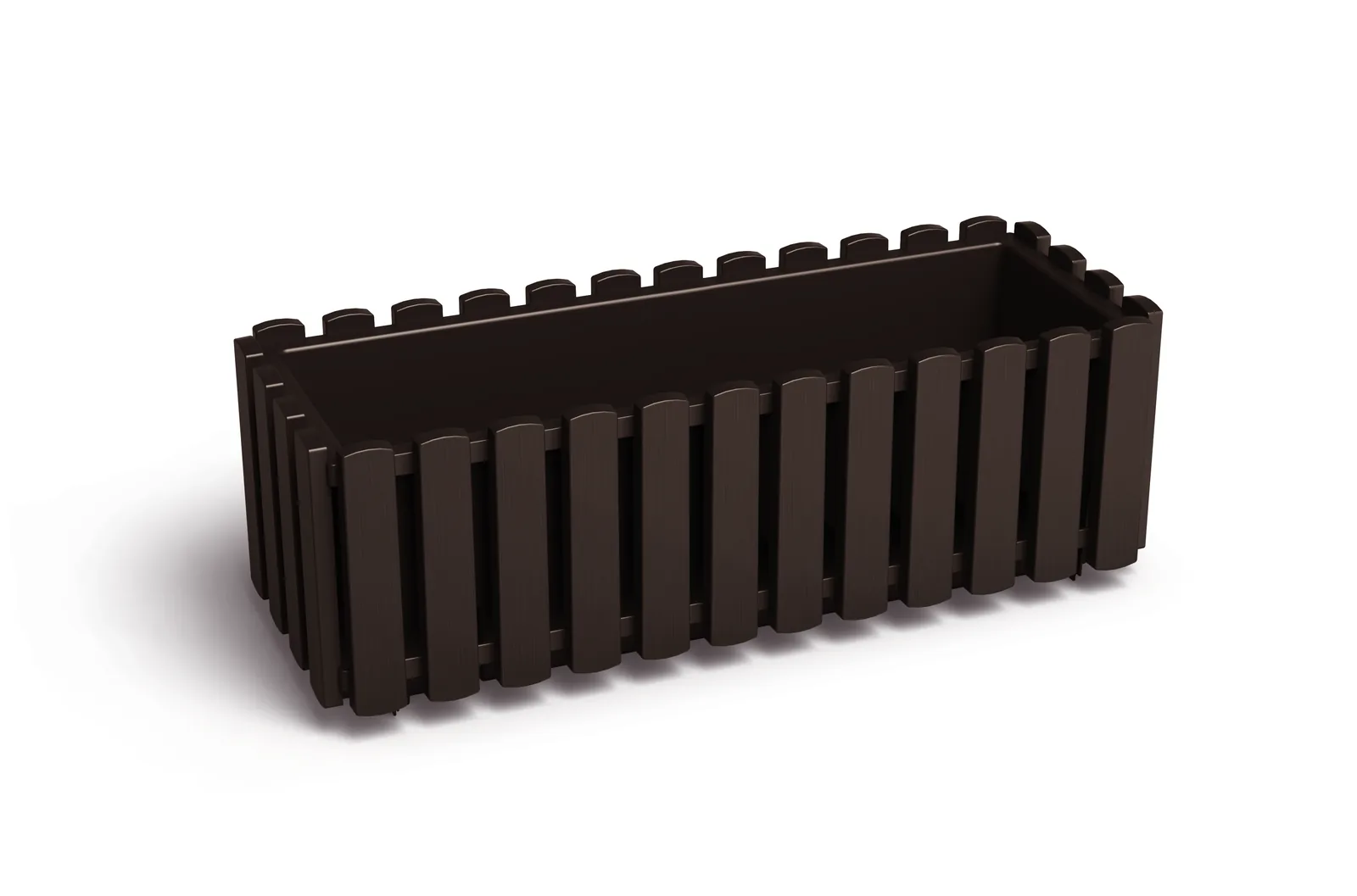 Balkongkasse DDEF500 Boardee Fencycase – brun — hovedbilde