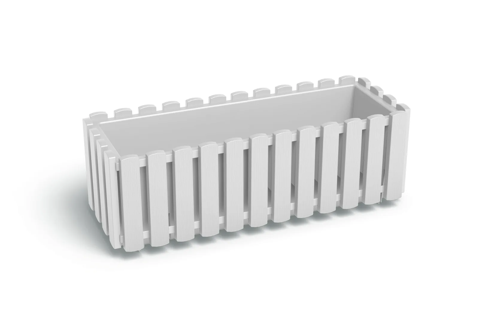 Balkongkasse DDEF500 Boardee Fencycase – hvit — hovedbilde