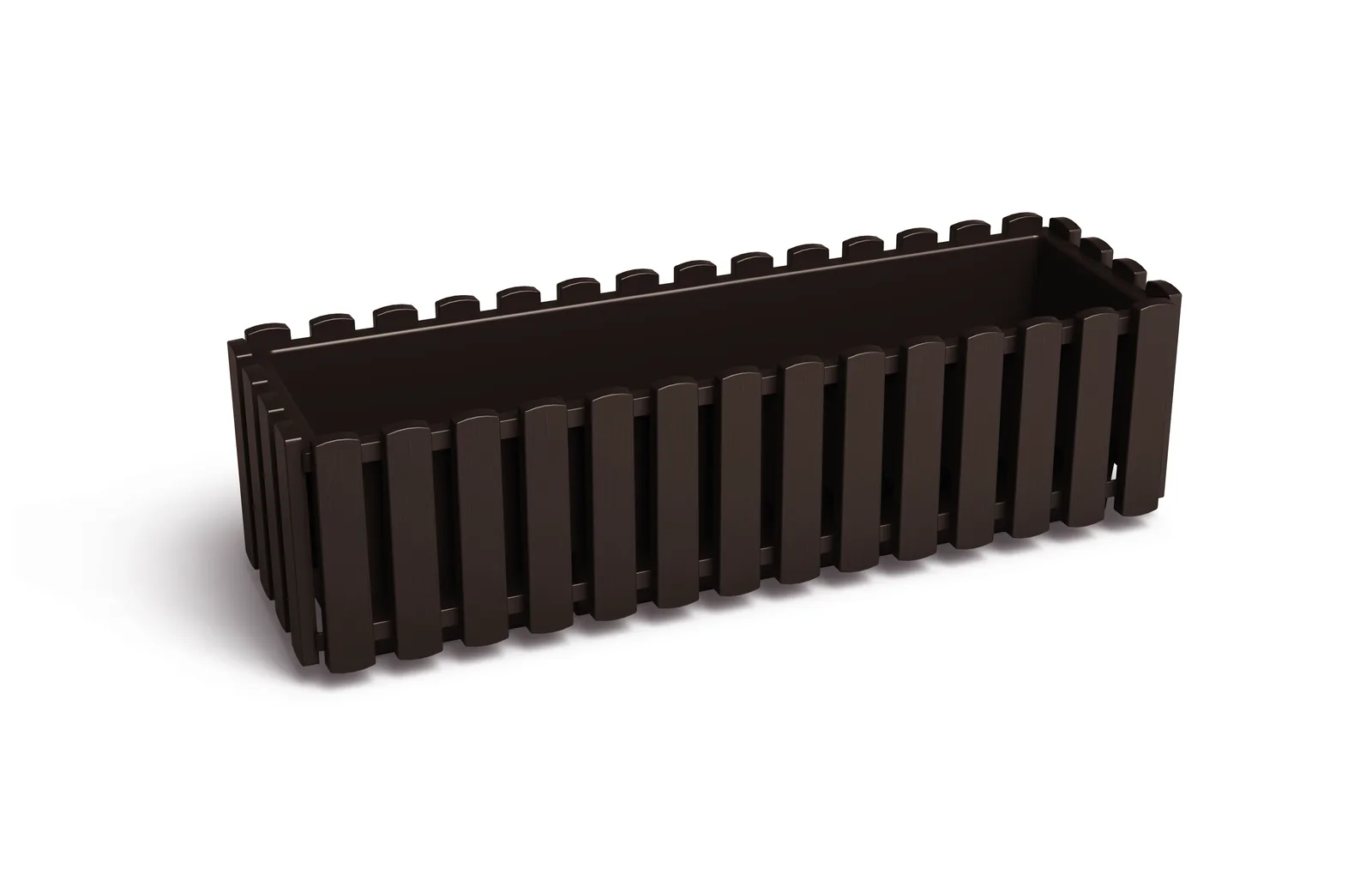 Balkongkasse DDEF600 Boardee Fencycase – brun — hovedbilde