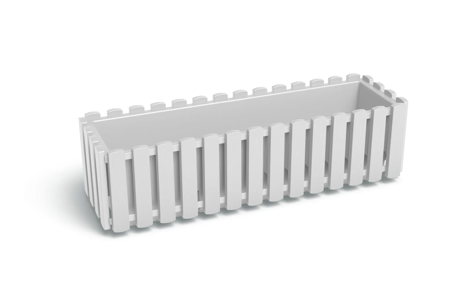 Balkongkasse DDEF600 Boardee Fencycase – hvit — hovedbilde