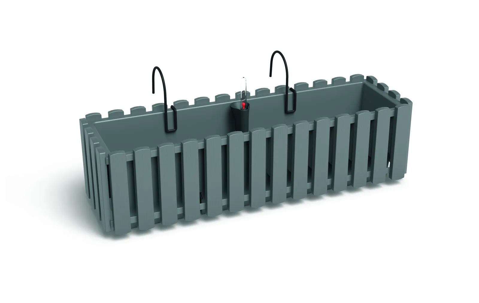Balkongkasse DDEF600W Boardee Fencycase W – steingrå — hovedbilde