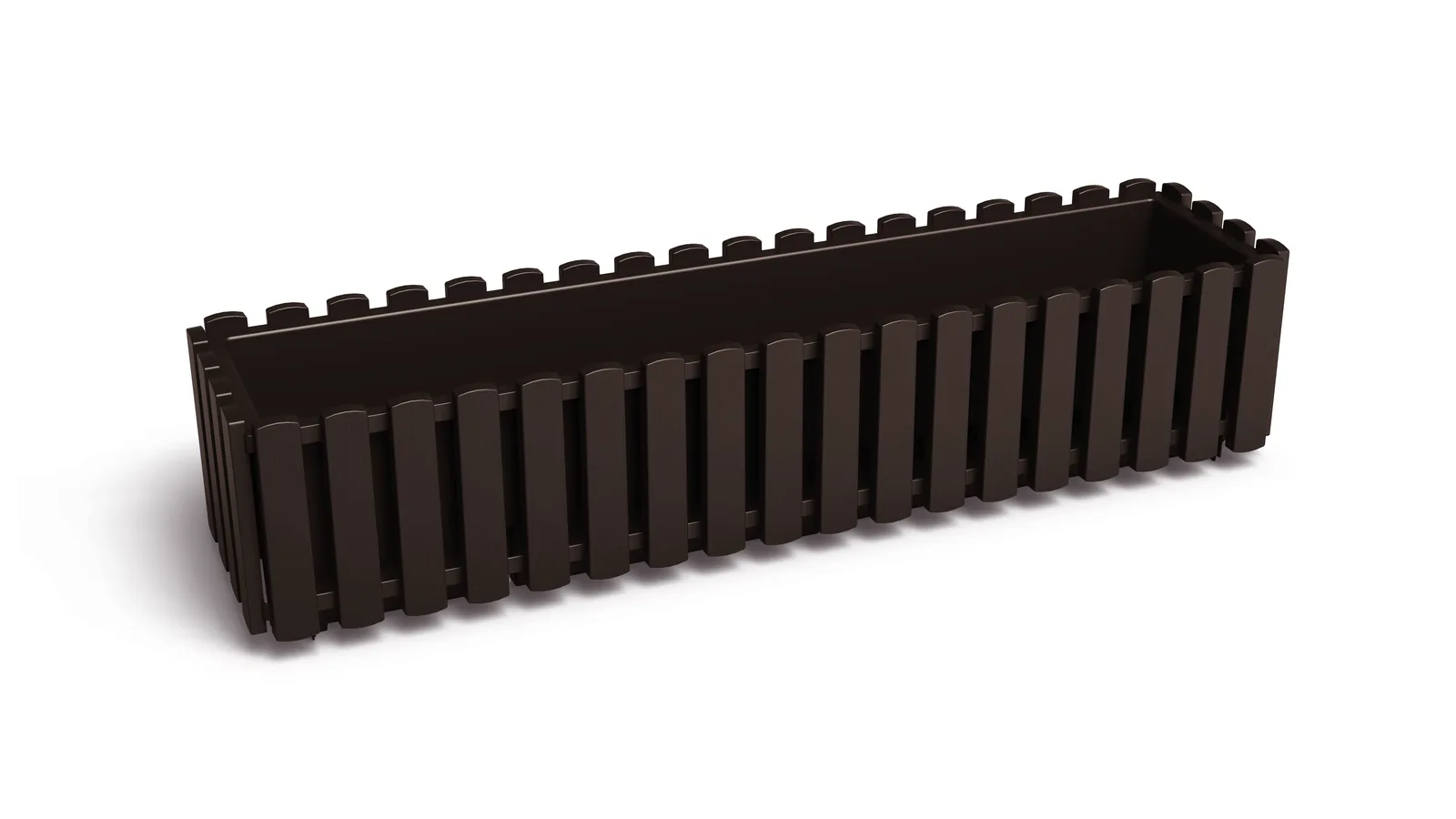 Balkongkasse DDEF750 Boardee Fencycase – brun — hovedbilde