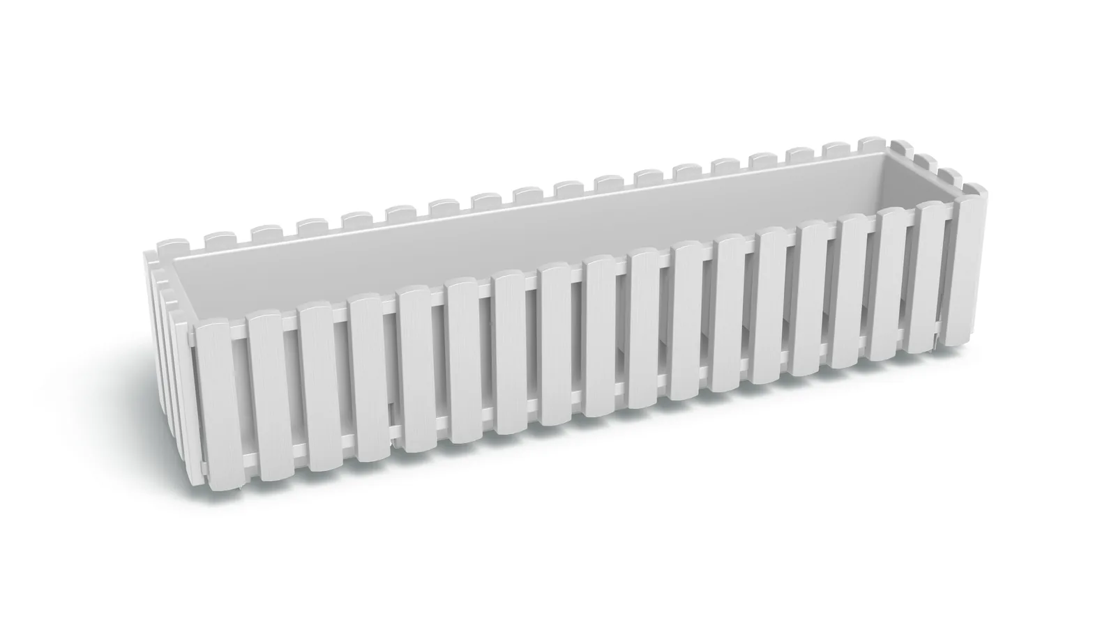 Balkongkasse DDEF750 Boardee Fencycase – hvit — hovedbilde