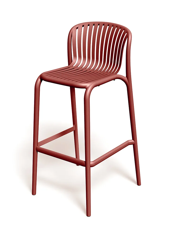 Barstol FBRK5510 Brene – retrorød