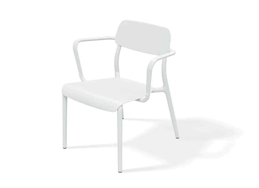 Hagelenestol FRIK667 Rimo – hvit — hovedbilde