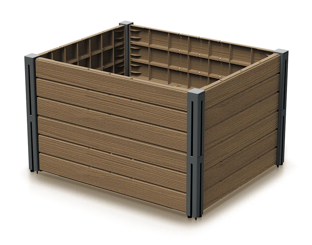 Høybed IBPS166 Base Plant – WPC natur (FSC) — hovedbilde