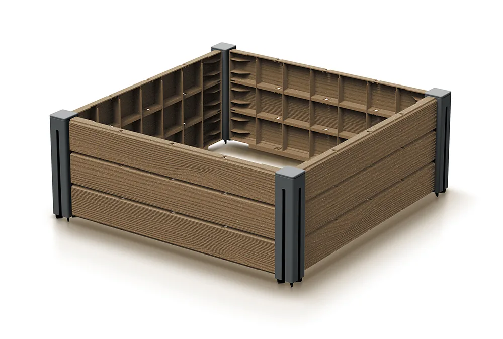 Høybed IBPS67 Base Plant – WPC natur (FSC) — hovedbilde