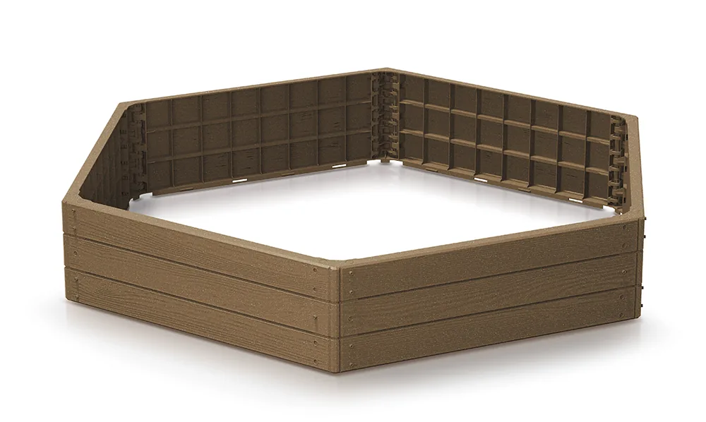 Høybed IBWH Base Woody – WPC natur (FSC) — hovedbilde