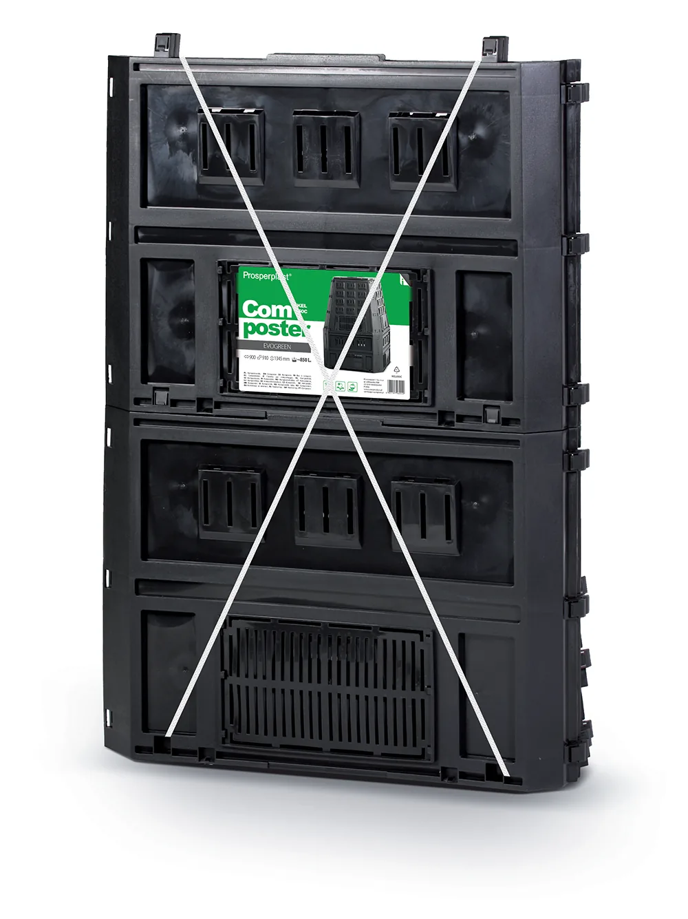 Kompostbinge IKEL850C Evocompo – svart — hovedbilde
