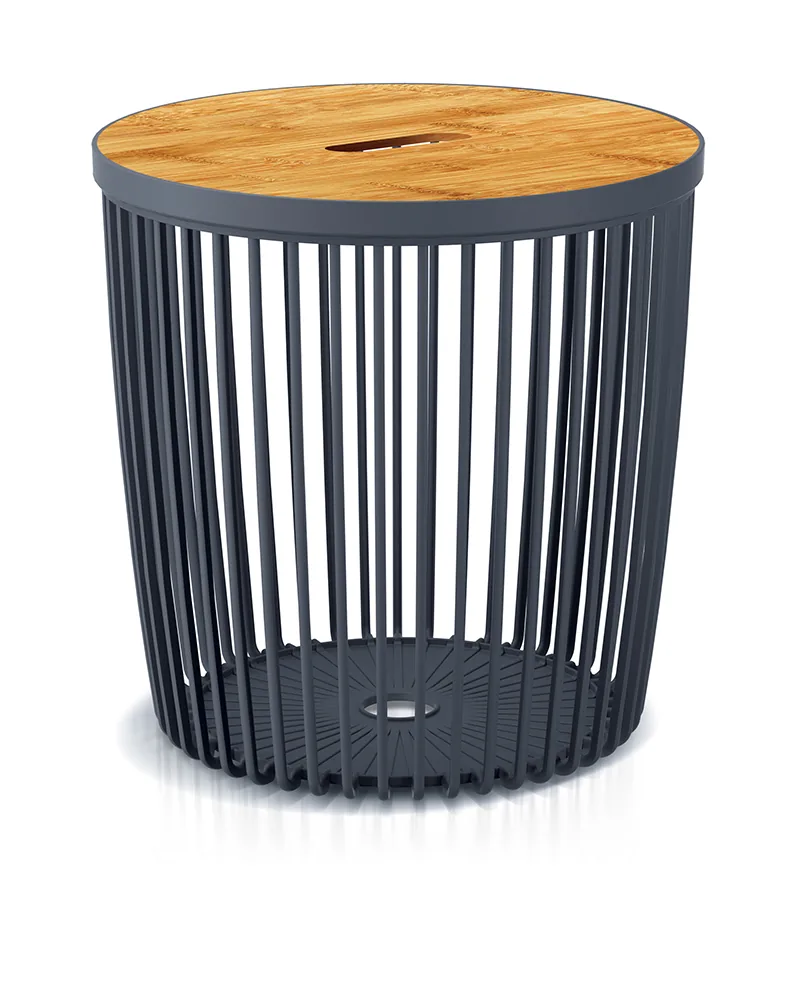 Kurvbord ICLU25T Clubo – antrasitt