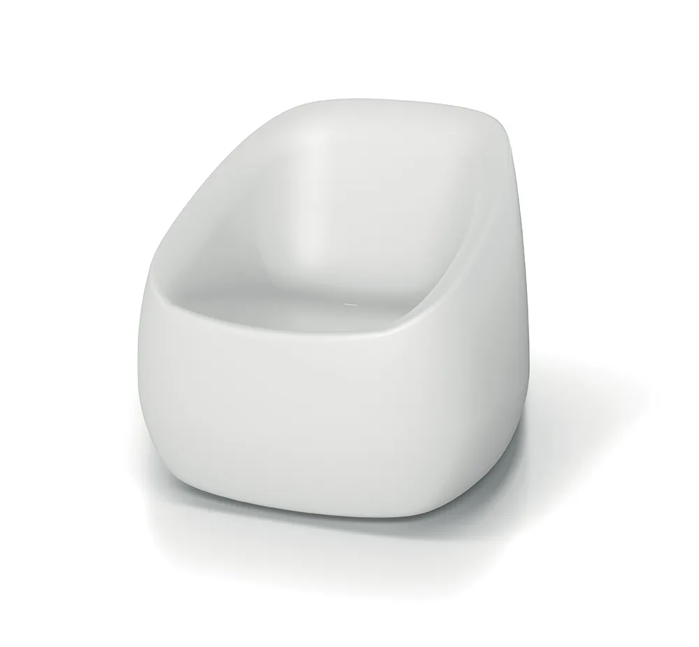 Lenestol FVEK887R Vessco – hvit — hovedbilde