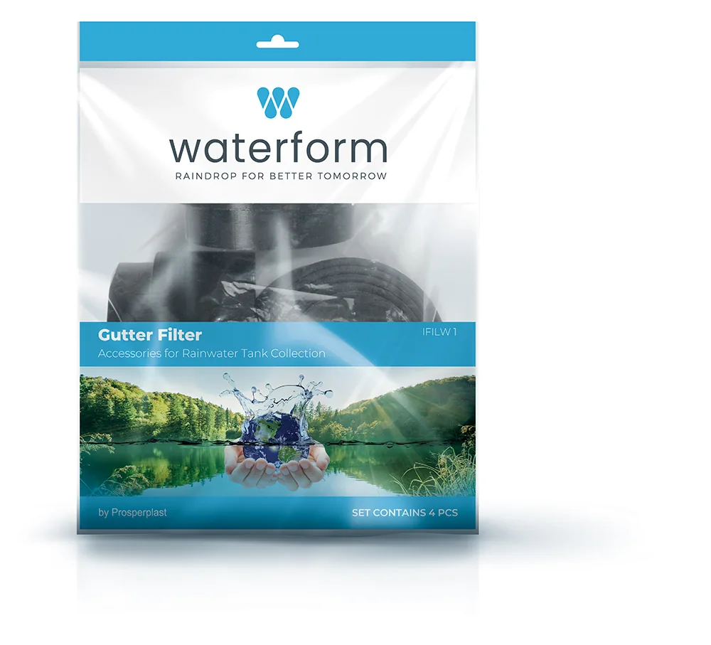 Nedløpsfilter for regnvann, innvendig IFILW1 Gutter Filter 1 – svart — hovedbilde