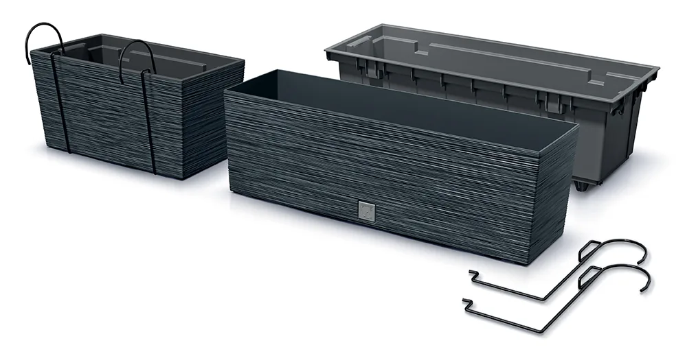 Plantekasse DFC400W Furu Case W – antrasitt — hovedbilde
