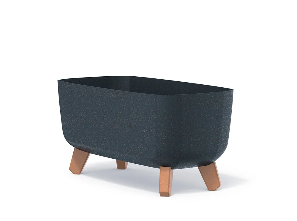 Plantekasse DGCL400W Gracia Case Wood – WPC antrasitt (FSC) — hovedbilde