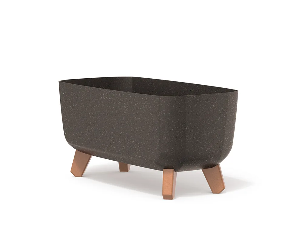 Plantekasse DGCL400W Gracia Case Wood – WPC kaffe (FSC) — hovedbilde