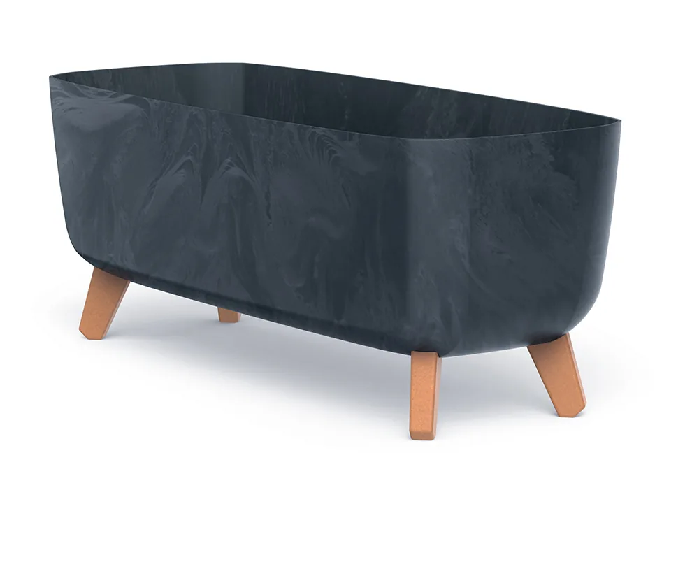 Plantekasse DGCL600E Gracia Case Beton Effect – antrasitt — hovedbilde