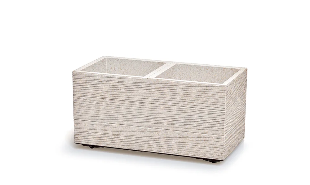 Plantekasse DMA600W Madera Case Wood – WPC hvit (FSC) — hovedbilde