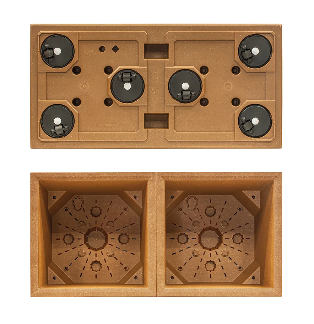 Plantekasse DMA800W Madera Case Wood – WPC natur (FSC) — hovedbilde