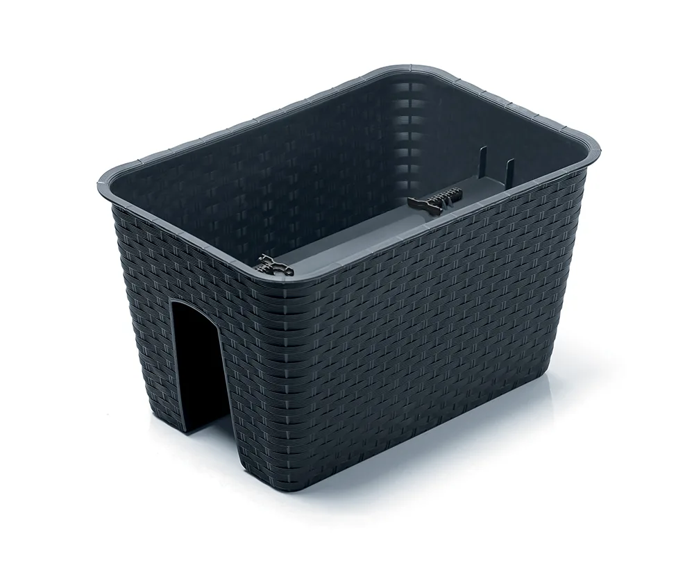 Plantekasse DRLB400 Ratolla Square – antrasitt — hovedbilde