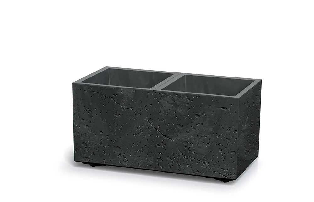 Plantekasse DSI600E Sierra Case Beton Effect – svart betong — hovedbilde