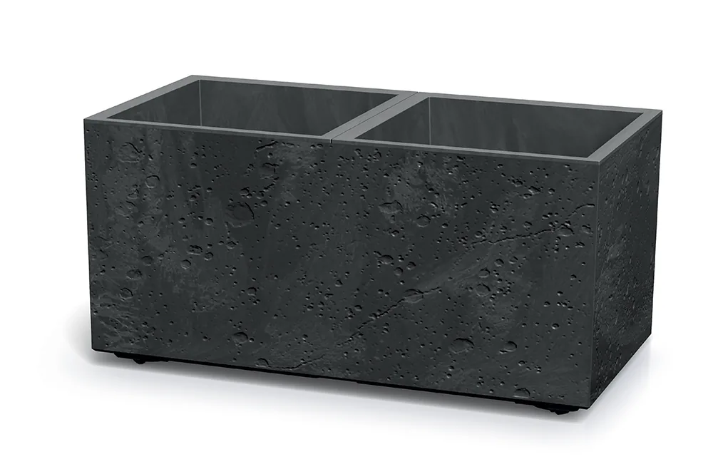 Plantekasse DSI800E Sierra Case Beton Effect – svart betong — hovedbilde