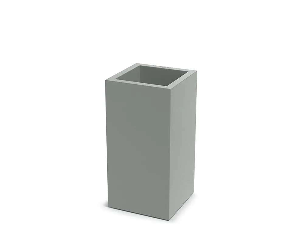 Plantekrukke TCLS30H Cubla Square High – betonggrå — hovedbilde