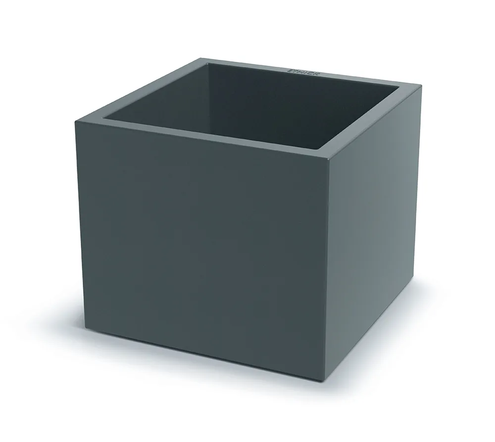 Plantekrukke TCLS48 Cubla Square – betonggrå — hovedbilde