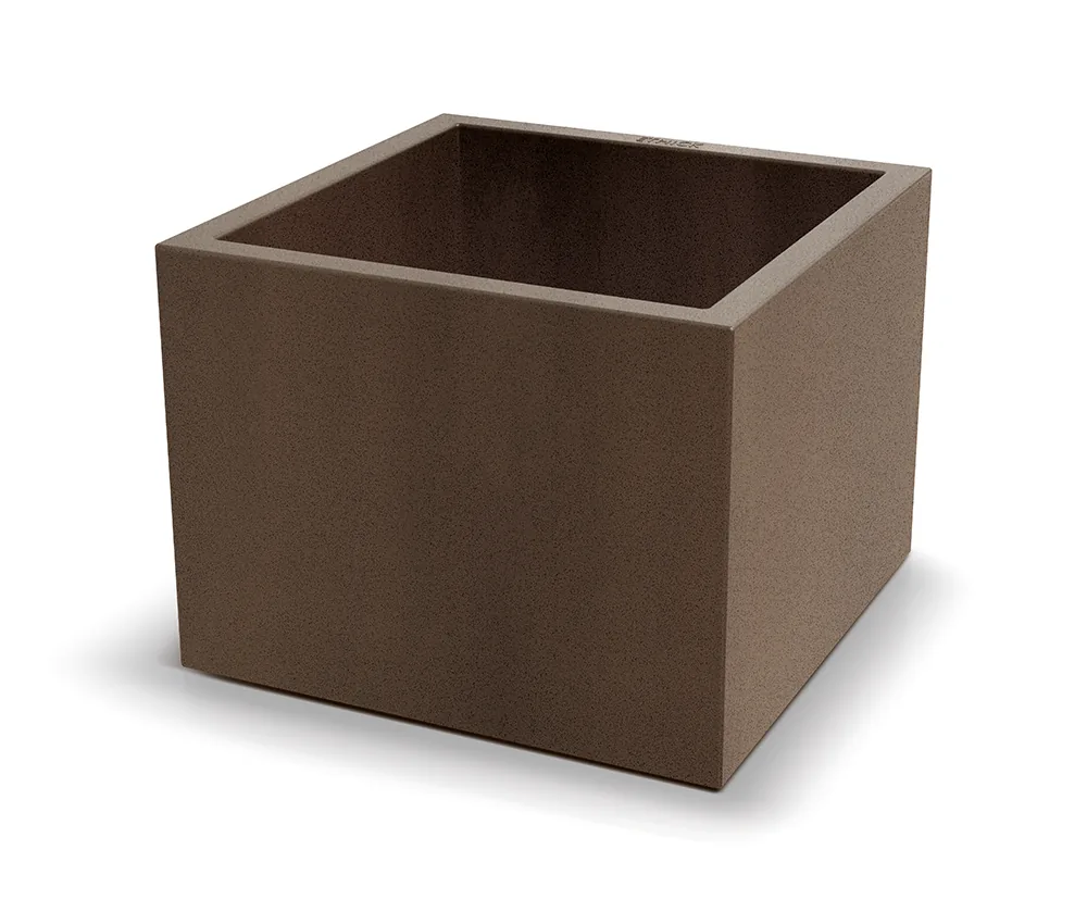 Plantekrukke TCLS60 Cubla Square – cortenstål — hovedbilde