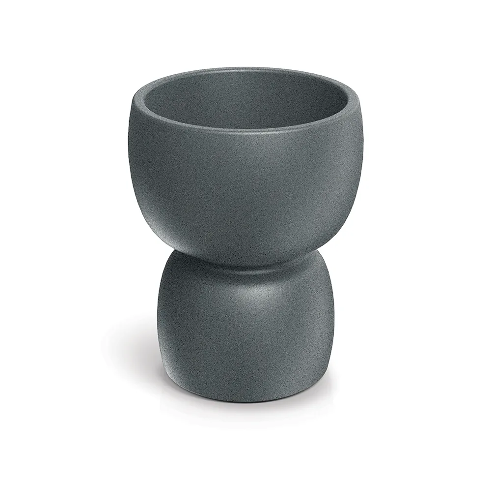 Plantekrukke TDR40 Duala Round – finkornet granitt — hovedbilde