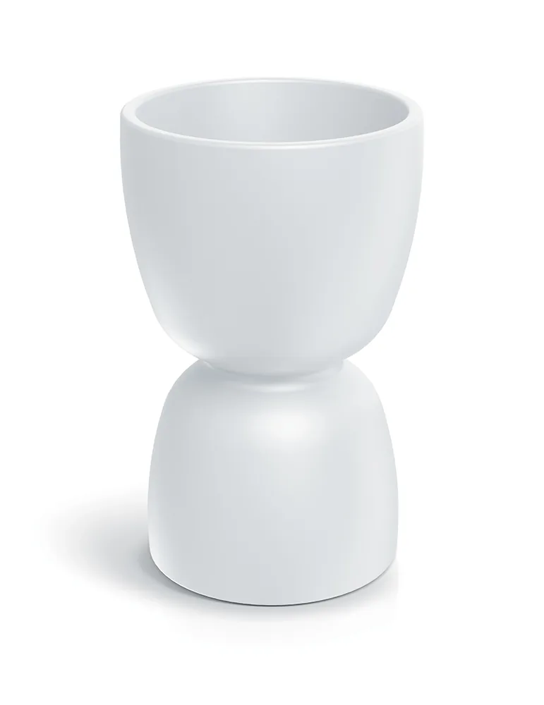 Plantekrukke TDR40M Duala Round Midl – hvit — hovedbilde