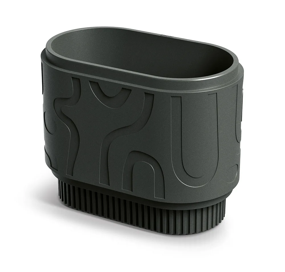 Plantekrukke TFOC60 FOLKA round case – kull — hovedbilde