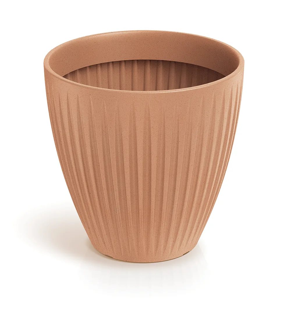 Plantekrukke TLRO40M Latia Round Midl – terrakotta — hovedbilde