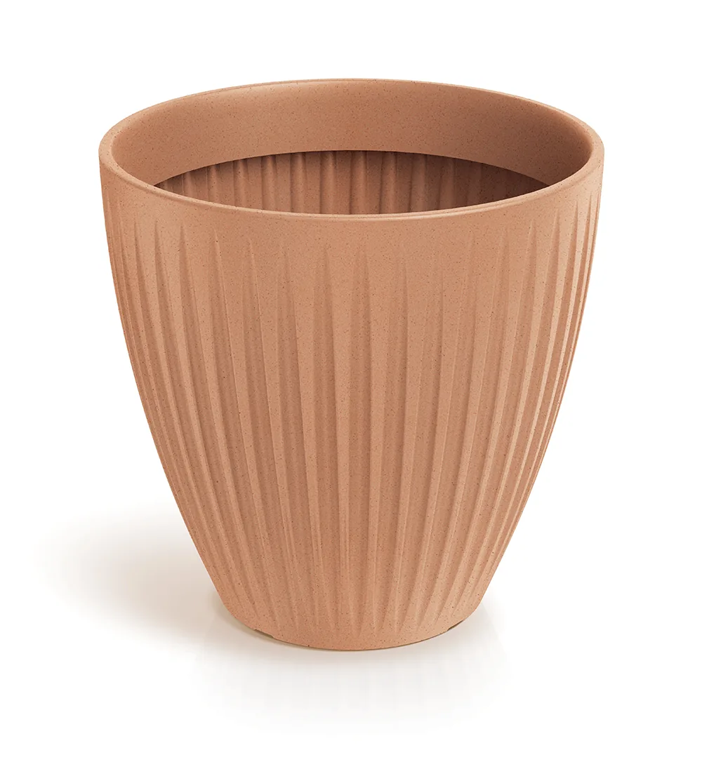 Plantekrukke TLRO48M Latia Round Midl – terrakotta — hovedbilde