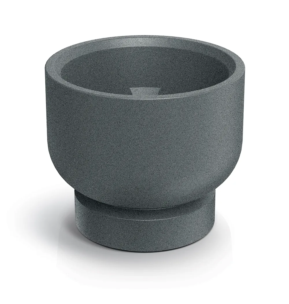 Plantekrukke TMBR40 Molta Base Round – finkornet granitt — hovedbilde