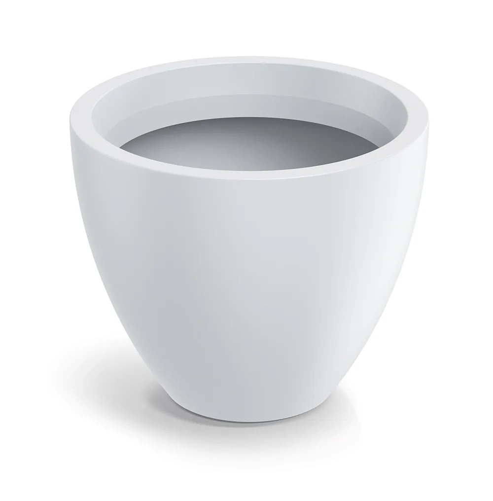Plantekrukke TMOO40 Molio round – hvit — hovedbilde