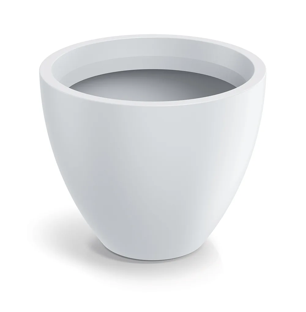 Plantekrukke TMOO48 Molio round – hvit — hovedbilde