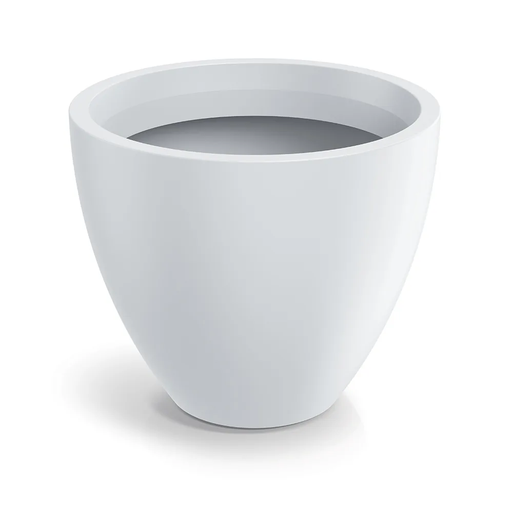 Plantekrukke TMOO60 Molio round – hvit — hovedbilde