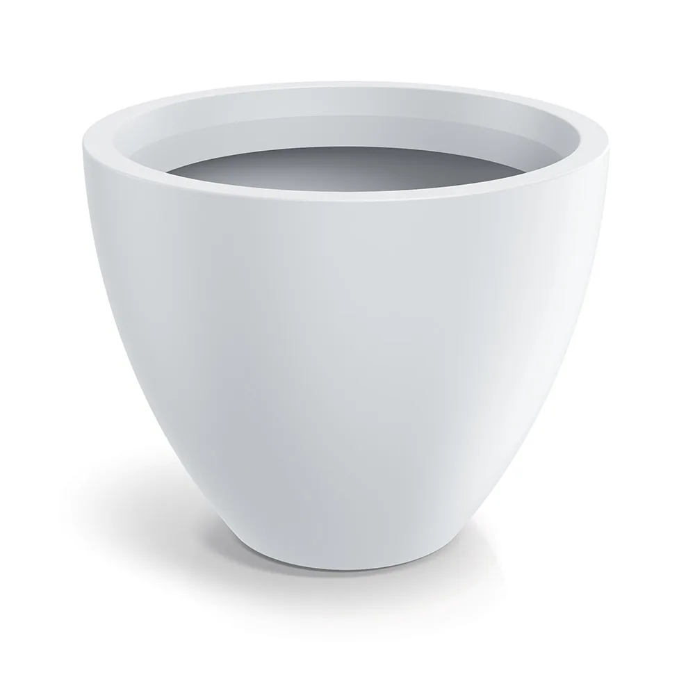 Plantekrukke TMOO80 Molio round – hvit — hovedbilde