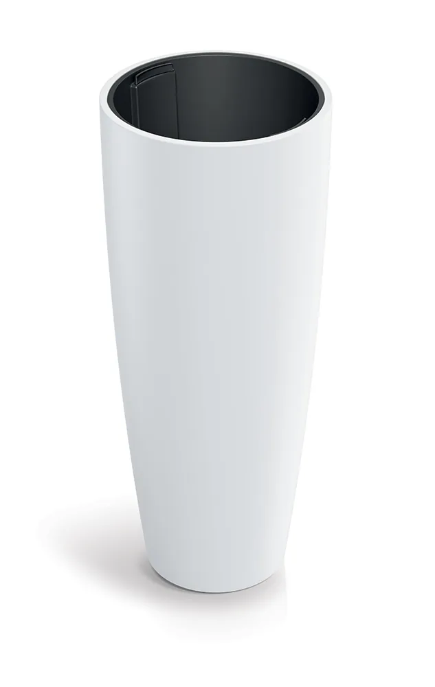 Plantekrukke TMOS48 Molio round slim – hvit — hovedbilde