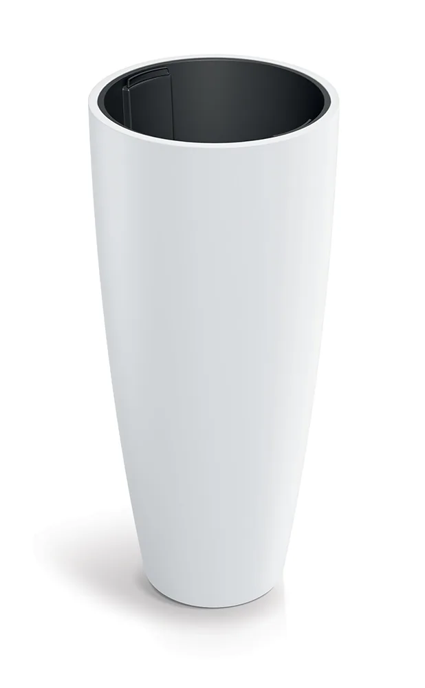 Plantekrukke TMOS60 Molio round slim – hvit — hovedbilde