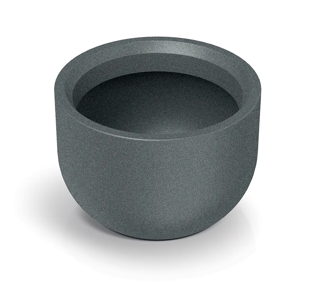 Plantekrukke TMRO40 Molta Round – finkornet granitt — hovedbilde