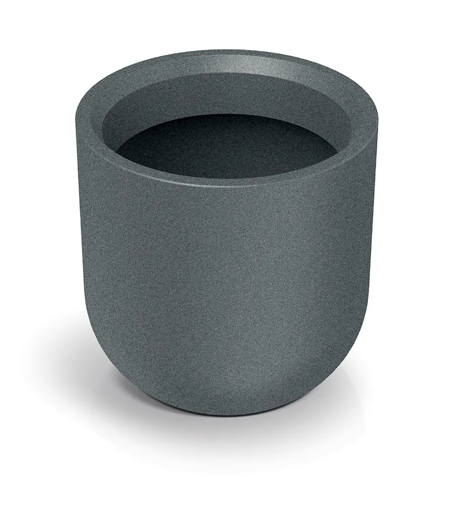 Plantekrukke TMRO48H Molta Round High – finkornet granitt — hovedbilde