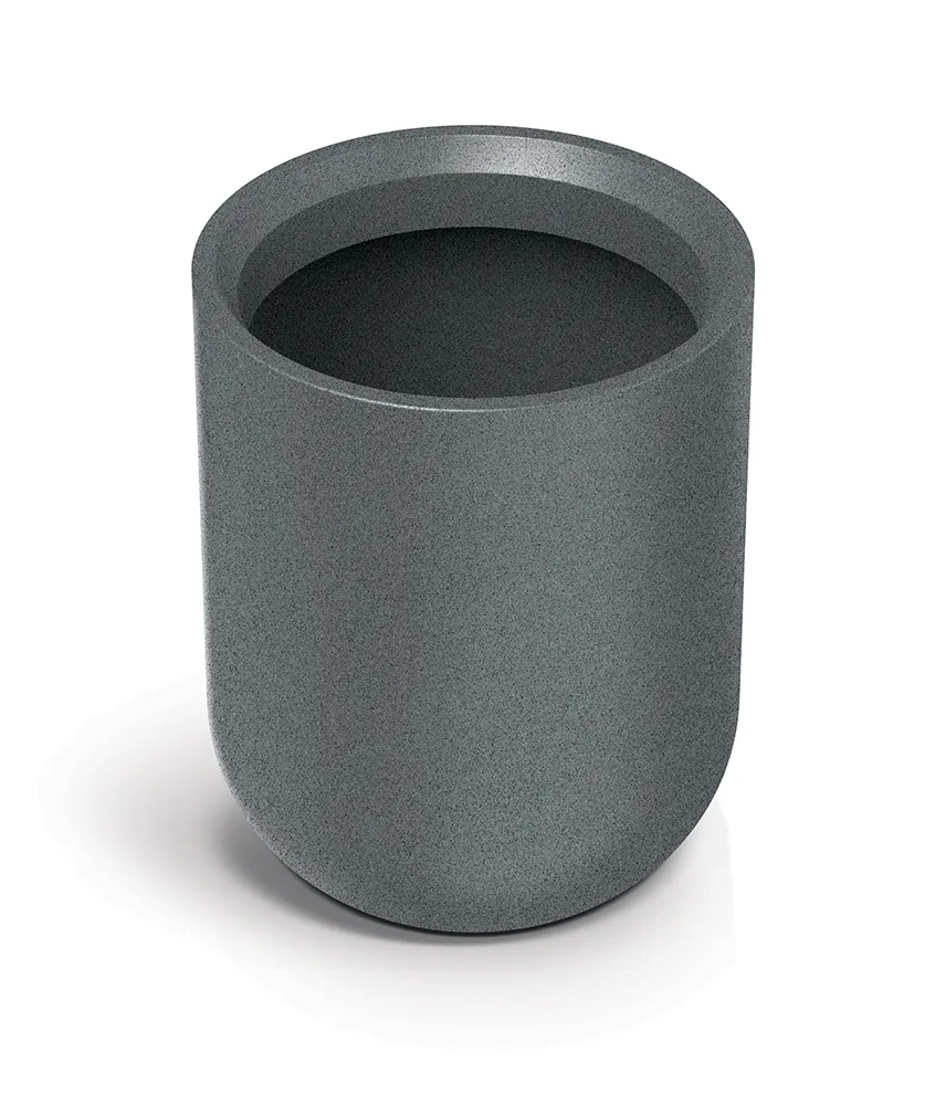 Plantekrukke TMRSO48 Molta Round Slim – finkornet granitt — hovedbilde