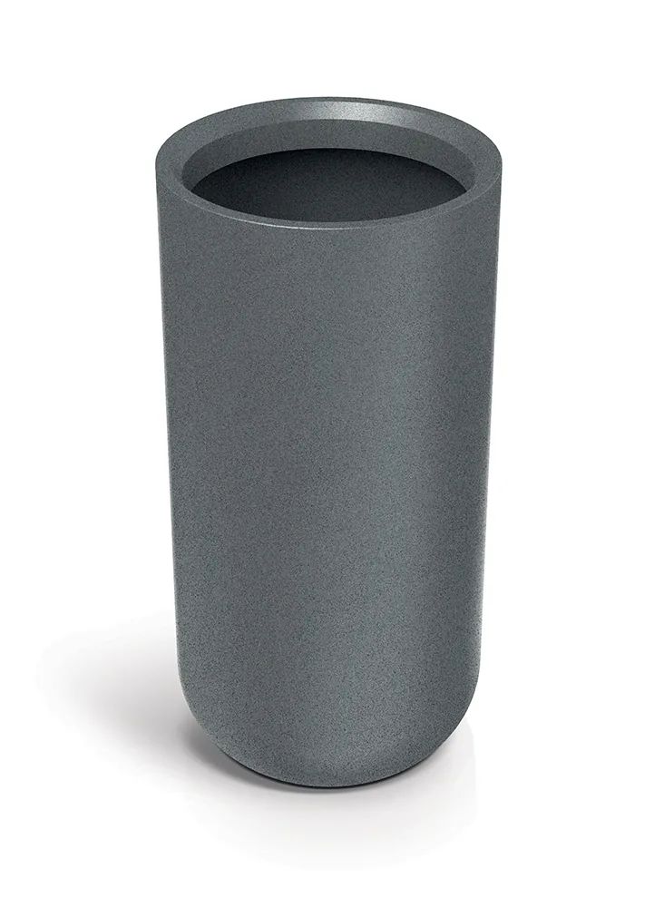Plantekrukke TMRSO60H Molta Round Slim High – finkornet granitt — hovedbilde