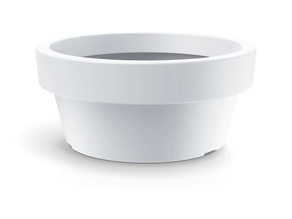 Plantekrukke TSIO120 Simpla round – hvit — hovedbilde